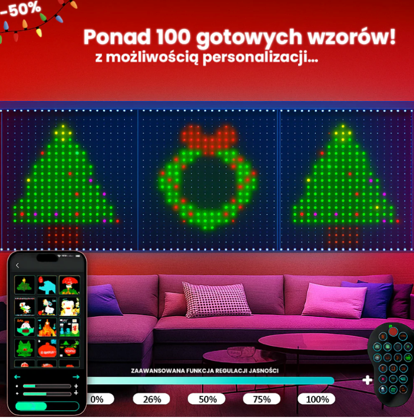 LumiPanel Pixel™ - Inteligentne lampki LED